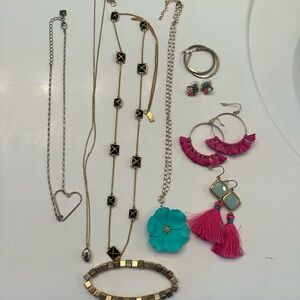 Jewelry including Kate Spade necklace